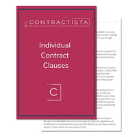 Contractista Clause Shop: Individual Clauses