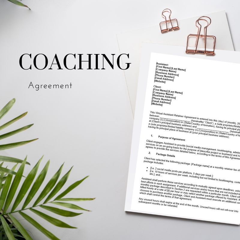 Coaching Contract