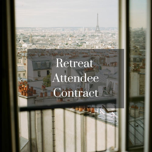 Retreat Attendee Contract