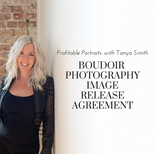 Profitable Portraits - Boudoir Photography Image Release Agreement