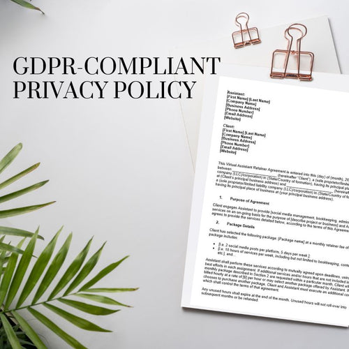 GDPR Compliant Privacy Policy