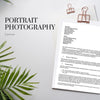 Portrait Photography Agreement Template