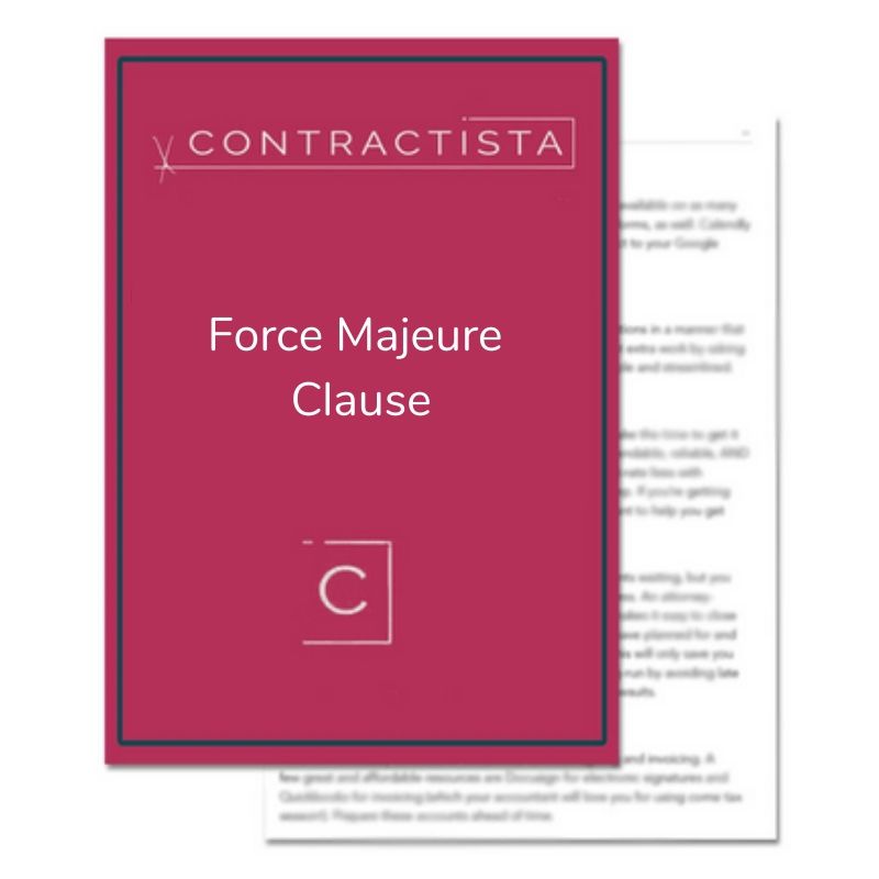 Force Majeure Clause